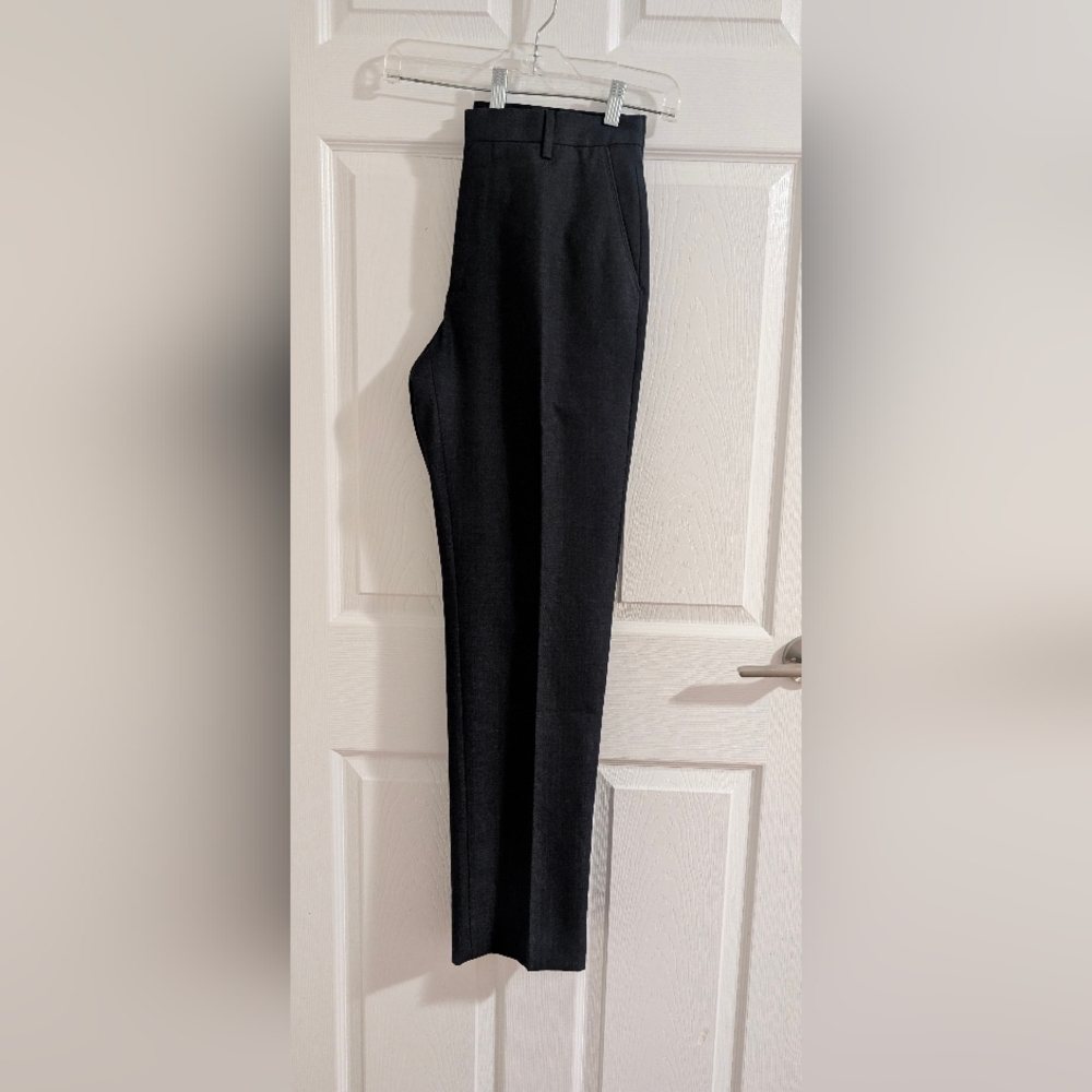 NWT Banana Republic Pants 32x32 Navy Stripe Tailored Fit Dress Trousers Office - Picture 3 of 11